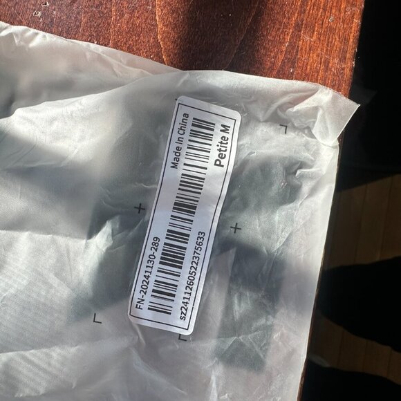 NWT SHEIN Petite Medium Stretch Denim Jeans Jean Mini Dress with Slit - Picture 9 of 12